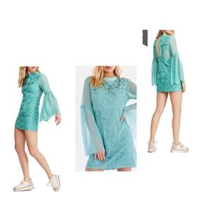 Free People Canton Embroidered Mini Dress #99